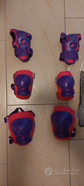 Protezioni XS per pattinaggio/skate bambina