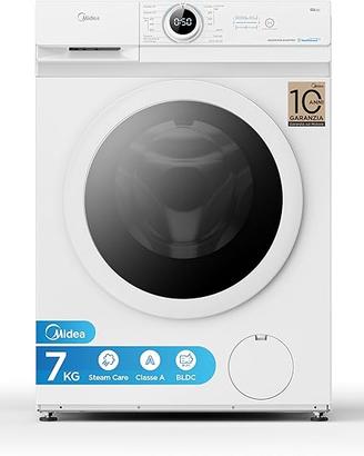 lavatrice Midea 7Kg 1400 giri Classe A testabile
