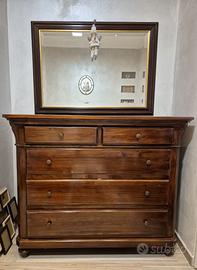 Comò e coppia di comodino