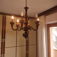 lampadario anni 80