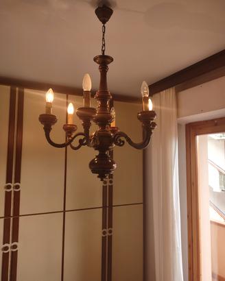 lampadario anni 80