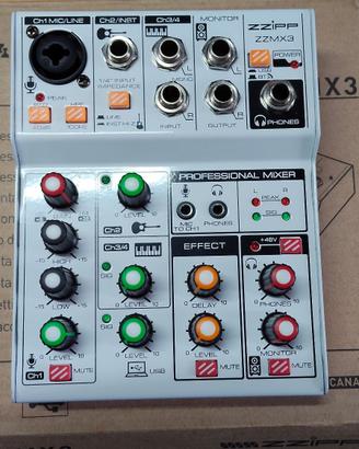 Mixer analogico ZIPP ZZMX3