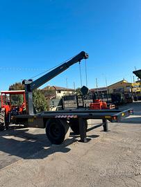 M96 Rimorchio targato con gru per imbarcazione e a