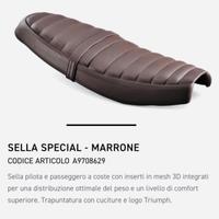 Triumph Sella Special Speed Twin 900