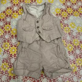 Set elegante per neonato 6 mesi