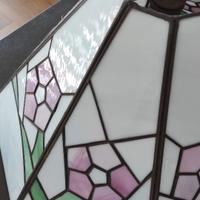 Lampadario vintage in vetro stile Tiffany