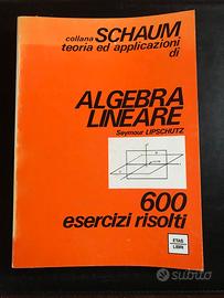 Seymour LIPSCHUTZ"Algebra lineare"  Schaum