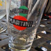 Bicchiere vetro Martini Dry Vermouth
