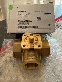 Valvola a sfera deviatrice a 3 vie Siemens VBI60.2