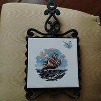 Sottopentola vintage in ferro battuto