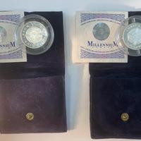 2 Medaglie in Argento - Vaticano Jubilaeum 2000