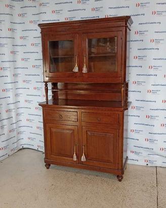 Credenza a doppio corpo in Arte Povera