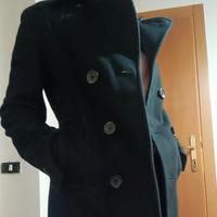 Malo Cappotto doppiopetto blu scuro 40