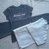 Abbigliamento bambina 12 anni (3 pezzi Benetton)