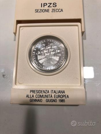 500 lire 1985 presidenza italiana comunità europea usato  Varese