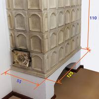 PIASTRELLE  IN MAIOLICA per stufa stube da parete