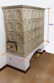 PIASTRELLE  IN MAIOLICA per stufa stube da parete