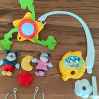 Giostrina musicale e lucina da culla Disney