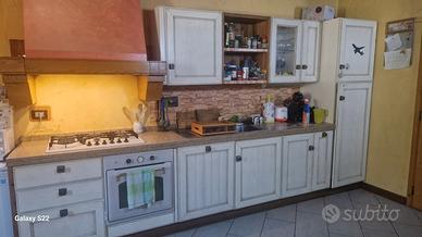 Cucina lineare modello rustico