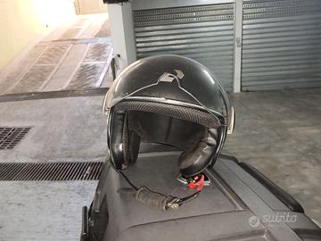 Casco Demi jet nero opaco taglia L