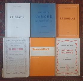 Lotto 6 libri erotismo anni '50 '60 La bestia