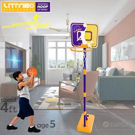 Canestro da Basket per Bambini, Portatile Regolabi