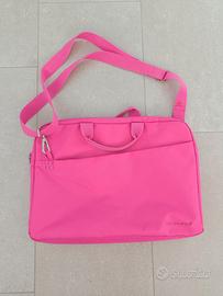 
borsa rosa porta notebook 15 portatile fucsia