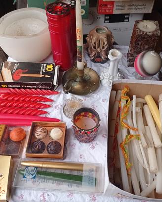 candele e porta candele