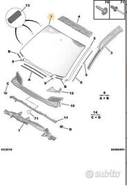 PARABREZZA CON SENSORE PIOGGIA E ATERMICO CITROEN