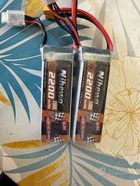 2 x Lipo 4S 2200mAh