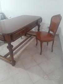 Scrivania legno massiccio