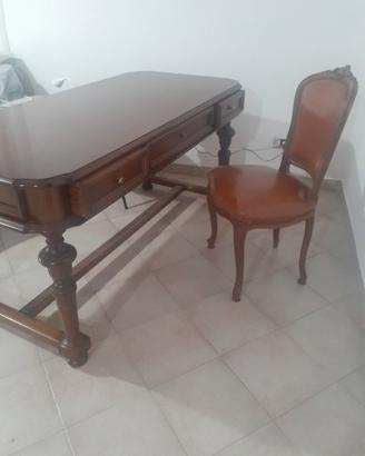 Scrivania legno massiccio