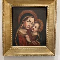 Quadro antico Madonna con bambino del' 700
