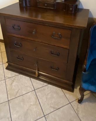 Cassettone legno massello