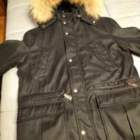 Giubbotto uomo con cappuccio +pelliccia