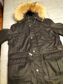 Giubbotto uomo con cappuccio +pelliccia