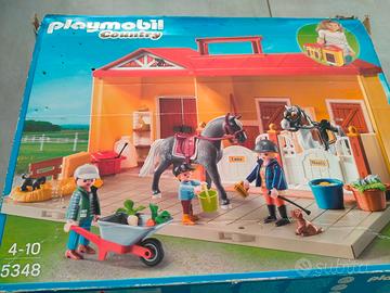 Playmobil country maneggio portatile