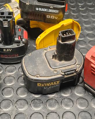 Conversione batterie Hilti,  Makita,  DeWalt,  Bos