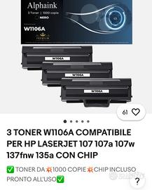 Toner stampante laser hp