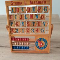 Alfabetiere in legno