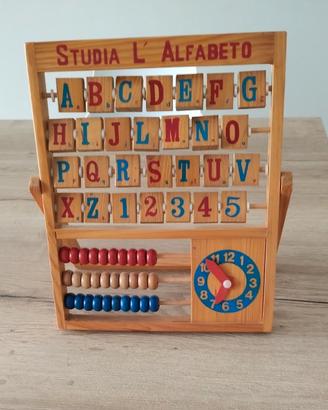 Alfabetiere in legno