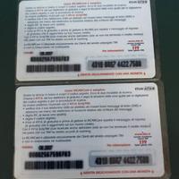 Rarissima coppia di Ricariche Tim