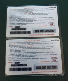 Rarissima coppia di Ricariche Tim