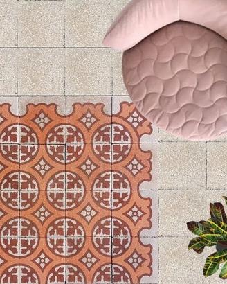 Stock di graniglie d'epoca, lotto di 10,24 mq