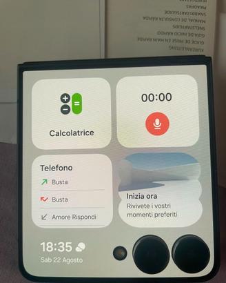 SAMSUNG ZFLIP 7 512gb IMMACOLATO