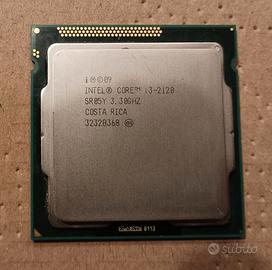1 CPU con processore Intel Core i3-2120 3.30 GHz
