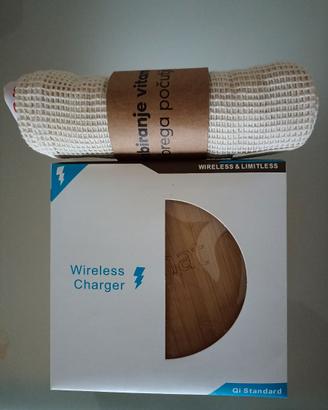 Caricabatterie wireless veloce smartphone - Nuovo