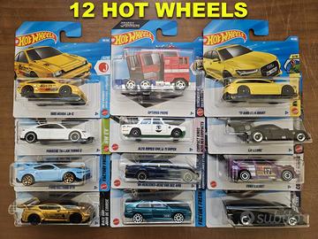 Lotto di 12 Hot Wheels nuove