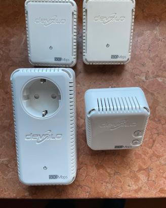 Devolo dLAN duo e wifi n°4 adattatori