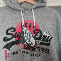 Felpa cappuccio superdry + g star raw *S